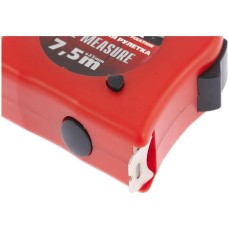 Рулетка MATRIX Рулетка Double fixation,7,5 м х 25 мм,обрезиненный корпус,двойная плавная фиксация 31058