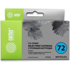Картридж CACTUS Картридж CS-C9403, №72, черный матовый / CS-C9403