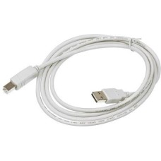Кабель BURO Кабель USB2.0 Reversible, USB A(m) - USB B(m), 1.8м, серый