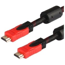 PREMIER Кабель соединительный аудио-видео 5-813R, HDMI (m) - HDMI (m), ver 1.4, 3м, ф/фильтр, черный/красный [5-813r 3.0]