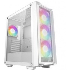 Корпус для ПК DEEPCOOL Корпус ATX CC560 Mesh V2, Midi-Tower, без БП, белый [r-cc560-whama4-g-2]