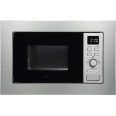 MIDEA Встраиваемая микроволновая печь MI62170X, 17л, 800Вт, нержавеющая сталь
