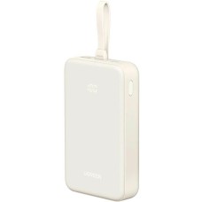 UGREEN Внешний аккумулятор PB505 (45762) 20000mAh Quick Charging Power Bank 20W со встроенным кабелем USB-C. Цвет: серый