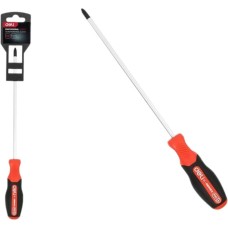 DELI Крестовая DL3463 PH2x200мм сталь S2, матовый стержень, двухкомпонентная прорезиненная рукоять