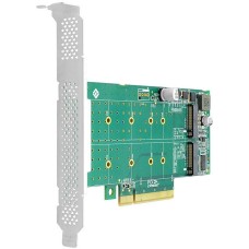 LR-LINK Адаптер Linkreal LRNV95N8 PCIe x8 to 2-Port M.2 NVMe Adapter {50} (300701)