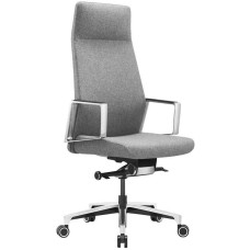 БЮРОКРАТ Кресло руководителя _JONS, ткань, до 150кг, серый