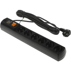 MOST Сетевой фильтр H6 5м (6 розеток) черный (коробка)