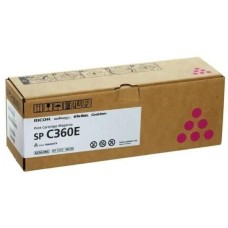 Картридж лазерный RICOH Картридж лазерный SP C360E 408190 пурпурный (1500стр.) для SP C360DNw/C360SNw/C360SFNw/C361SFNw