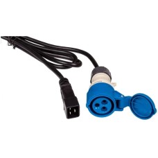 LANMASTER Шнур питания LAN-PP9F/20-2.5-BK C20-I309 (f) проводник.:3x2.5мм2 2.5м 220В 16А (упак.:1шт) черный