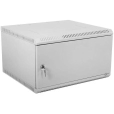 ЦМО Шкаф коммутационный ШРН-Эконом (ШРН-Э-9.500.1) настенный 9U 600x520мм пер.дв.металл 75кг серый 470мм 17.2кг 180град. 480мм
