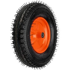 PALISAD Колесо пневматическое усиленное, шина 8PR, 4.00-8 D400 мм, внутренний диаметр подшипника 12 мм, длина оси 90 мм 69080