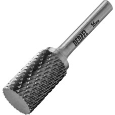 DENZEL Борфреза по металлу твердосплавная, цилиндрическая, тип-А, 16 мм 72013