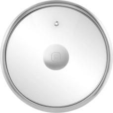 RONDELL Крышка Modern RDA-1738 d=24см крыш.прозрачный руч.стальная