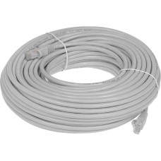 Патч-корд BURO Патч-корд UTP-6-30M-G UTP 4 пары cat.6 CCA molded 30м серый RJ-45 (m)-RJ-45 (m)