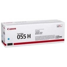 Картридж лазерный CANON Картридж лазерный 055HC 3019C002/004 голубой бар.в компл. (5900стр.) для LBP663Cdw/LBP664Cx/MF746Cx/MF742Cdw/MF744Cdw