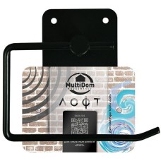 MULTIDOM Держатель настенный для туалетной бумаги 