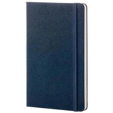 MOLESKINE Блокнот CLASSIC QP062B20 Large 130х210мм 240стр. нелинованный твердая обложка синий сапфир
