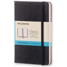 MOLESKINE Блокнот CLASSIC QP066 Large 130х210мм 240стр. пунктир твердая обложка черный