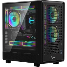 FORMULA Корпус Air Mesh G2 черный без БП mATX 4x120mm 2x140mm 2xUSB3.0 audio bott PSU