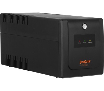 ИБП EXEGATE (212518) POWER BACK UNB-1000 (1000VA/2 евророзетки/2 розетки IEC320)