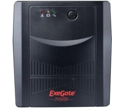 ИБП EXEGATE (212518) POWER BACK UNB-1000 (1000VA/2 евророзетки/2 розетки IEC320)