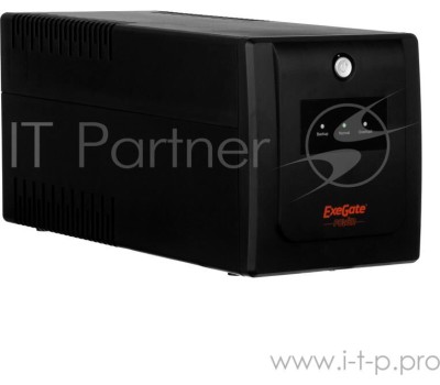 ИБП EXEGATE (212518) POWER BACK UNB-1000 (1000VA/2 евророзетки/2 розетки IEC320)