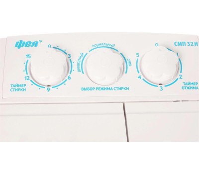 Стиральная машина ФЕЯ СМП-32Н (с насосом) прозрачная крышка