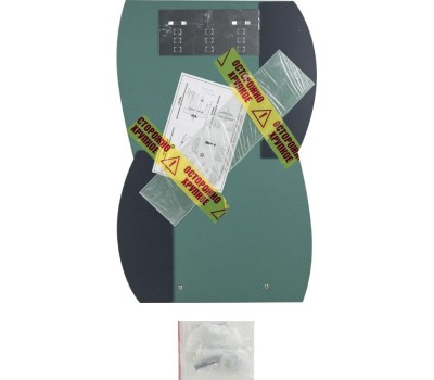 Зеркало САНАКС 40528 Зеркало волна с тонированным матированным рисунком 400х600мм полка 400мм