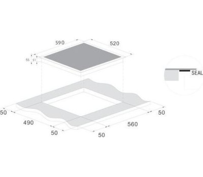 Индукционная варочная поверхность CANDY CIS642SCTT