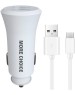 АЗУ MORE CHOICE (4627151192130) AC23a 2USB 2.4A для Type-C White
