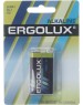 Элементы питания ERGOLUX (11753) 6LR61 Alkaline BL-1