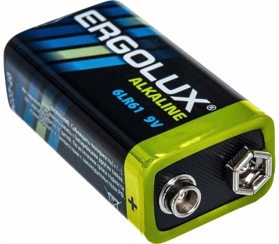 Элементы питания ERGOLUX (11753) 6LR61 Alkaline BL-1