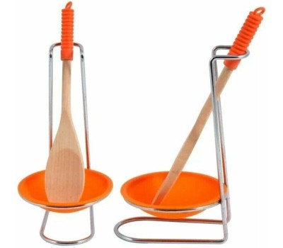 Подставка для ложки РЫЖИЙ КОТ Подставка для ложки с деревянной ложкой в комплекте W3751A (004660)