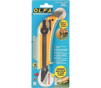 Нож OLFA OL-OL Нож с выдвижным лезвием 18 мм