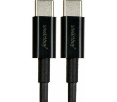 Кабель SMARTBUY (iK-3112-S73b) S73 Type C черный, 6А, 60 вт, 1 м