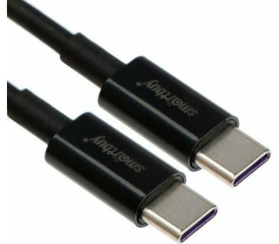 Кабель SMARTBUY (iK-3112-S73b) S73 Type C черный, 6А, 60 вт, 1 м