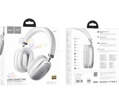 Наушники HOCO (6931474766250) W35 серебристый