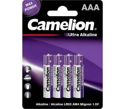 Батарейки CAMELION (14985) Ultra BL-4 LR03