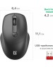 Мышь DEFENDER (52296) FEAM MM-296 черный