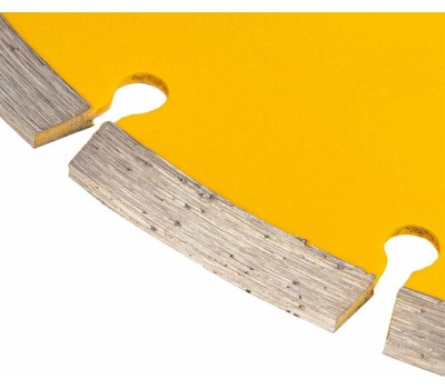 Отрезной алмазный диск DENZEL Диск алмазный, отрезной сегментный, 230 х 22.2 мм, сухая резка Denzel 73104