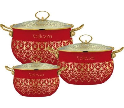Набор кастрюль VELLEZZA VZ-1004RD