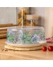 Крышка для СВЧ HOMVER Botanica D250мм с декором (бесцветный) 222132601/00