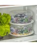 Крышка для СВЧ HOMVER Botanica D250мм с декором (бесцветный) 222132601/00