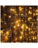 Гирлянда NEON-NIGHT (235-006) ДОЖДЬ (занавес) 3х2 м, прозрачный ПВХ, эффект водопада, 240 LED, теплый белый