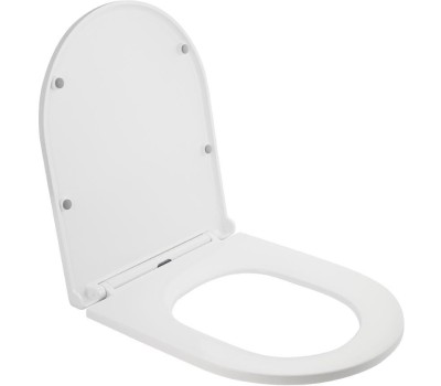 Сиденье для унитаза ARTICPLAST 7007 универсальное с системой плавного опускания микролифт ДЮРОПЛАСТ U - образное цвет белый