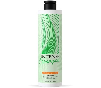 CLEAN&GREEN Шампунь для волос INTENSE укрепляющий (для всех типов волос) 500 мл. (флип-топ) CG8395