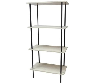 Стеллаж UNISTOR ЭЛЬБРУС деревянный напольный 60х30 черный 219733