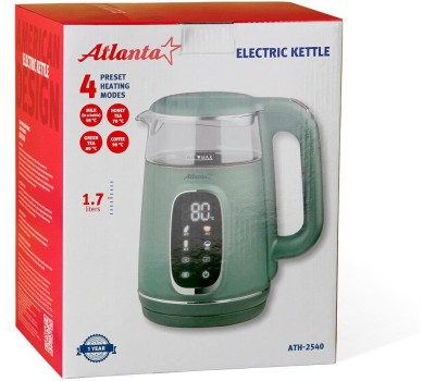 Чайник электрический ATLANTA ATH-2540 green
