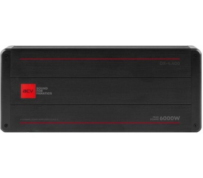 Автоусилитель ACV DX-4.400 V4 4*400Вт/4-3-2 канал/4-2 Ом/HPF/LPF/BP/BassBoost/High Input/D class