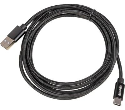 NONAME Кабель USB Type-C (m) - USB (m), 2м, 2.4A, черный